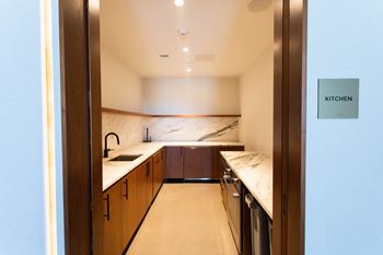 Additional resident lounge with kitchen